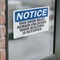 Signmission This Door Must Remain Unlocked When Building, 10 in W x Rectangle, Vinyl Decal OS-2PACK-NS-D-710-L-18602 - alternate 4
